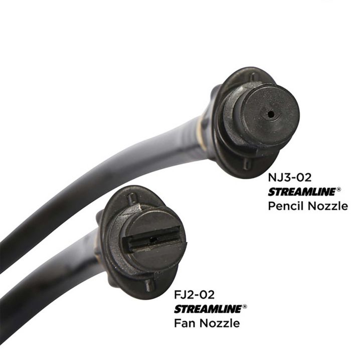 Streamline Twist & Lock Pencil Jets - Jet Types