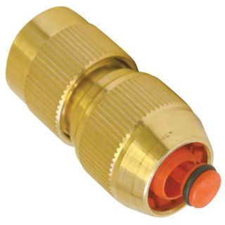 Brass Quick Release Connector with Stop Valve