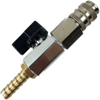 Series 21 8mm Hose Tail Tap Valve Female Coupling