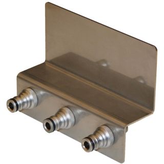 3 Port Stainless Steel Van Port - Stainless Hozelock Fittings